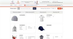 Desktop Screenshot of elevatesportswear.com